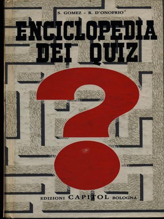 Enciclopedia dei quiz - S. Gomez - copertina