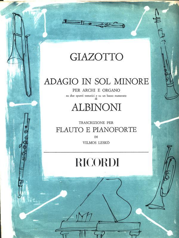 Adagio in SOL Minore per archi e organo