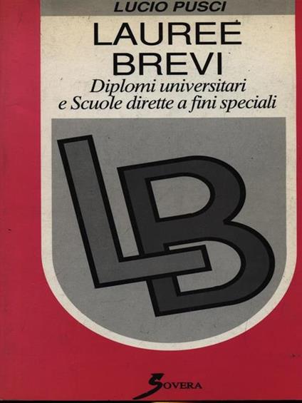 Lauree brevi - copertina