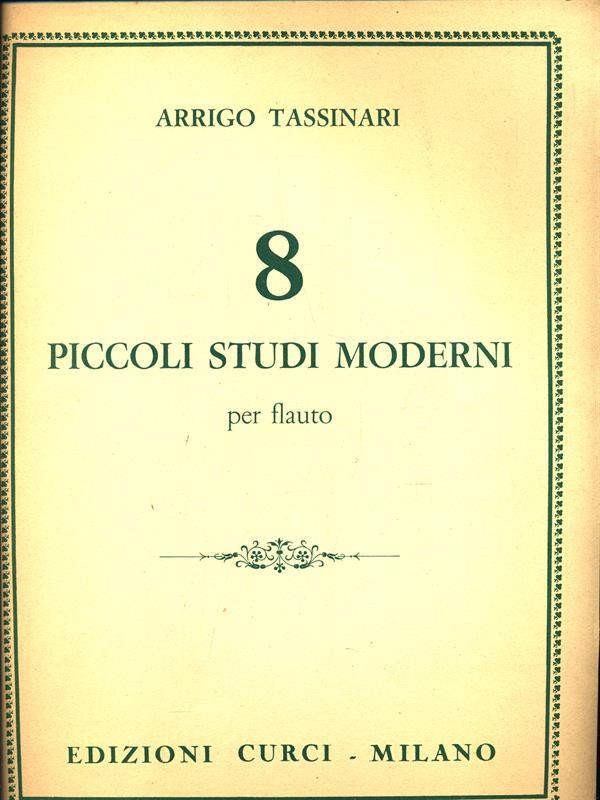 8 Piccoli studi moderni per flauto