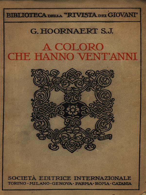 A coloro che hanno vent'anni