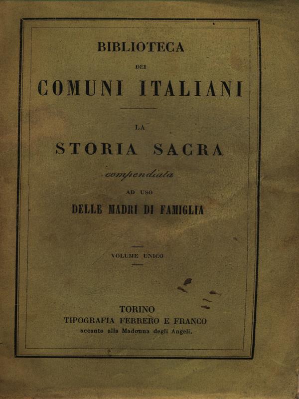 La storia sacra