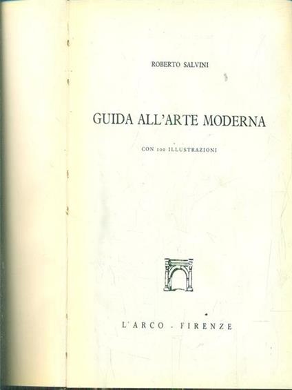 Guida all'arte moderna - Roberto Salvini - copertina