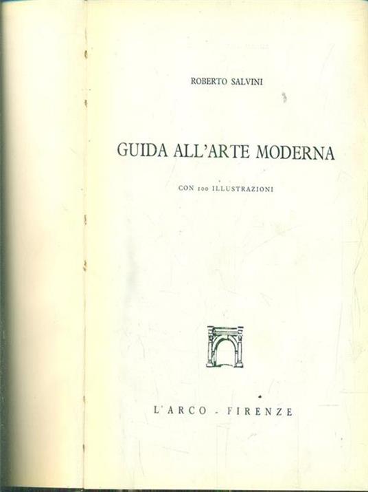 Guida all'arte moderna - Roberto Salvini - copertina