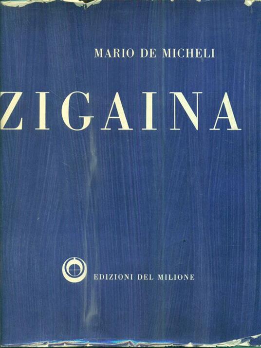 Giuseppe Zigaina - Mario De Micheli - copertina