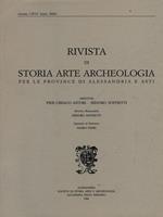 Rivista di storia arte archeologia per le province di Alessandria e Asti Annata CXV.2 (anno 2006)
