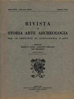 Rivista di storia arte archeologia per le province di Alessandria e Asti Annata LXVIII-LXIX anni 1959-60
