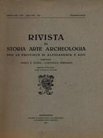 Rivista di storia arte archeologia per le province di Alessandria e Asti Annata LXIV-LXV 1955-56