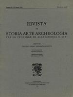 Rivista di storia arte archeologia per le province di Alessandria e Asti. XCVIII 1989
