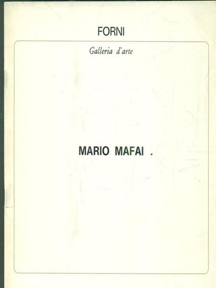 Mario Mafai - copertina