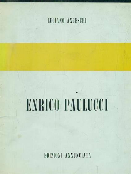 Enrico Paulucci - Luciano Anceschi - copertina