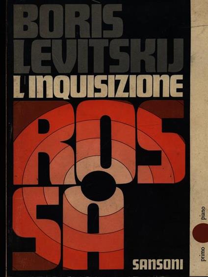L' inquisizione rossa - Boris Levitskij - copertina