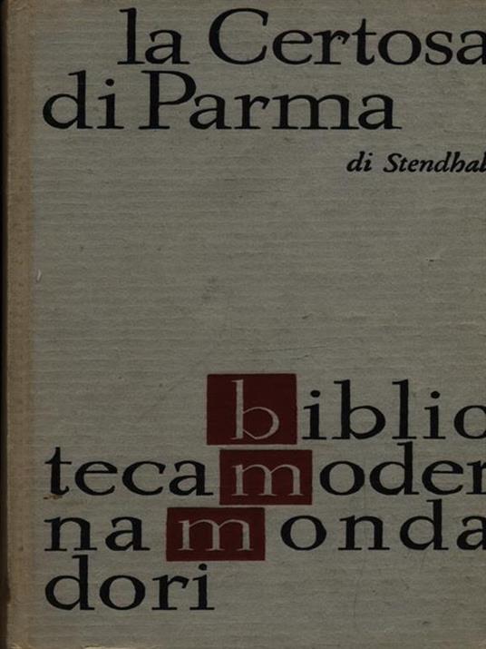 La Certosa di Parma - Stendhal - copertina