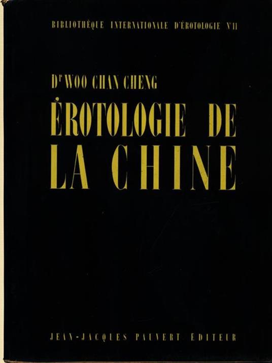Erotologie de la Chine - copertina