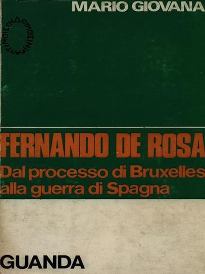 Fernando De Rosa - Mario Giovana - copertina