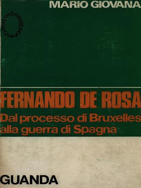 Fernando De Rosa - Mario Giovana - copertina