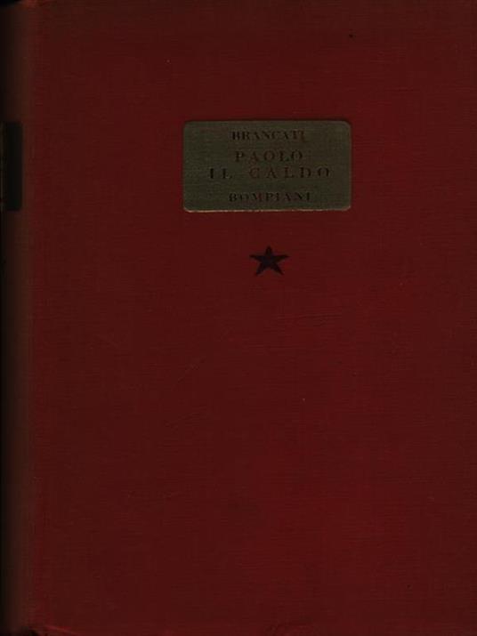 Paolo il caldo - Vitaliano Brancati - copertina