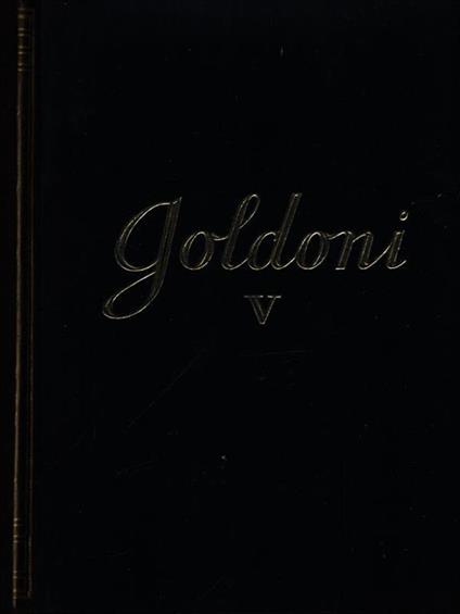 Goldoni V - Giuseppe Ortolani - copertina