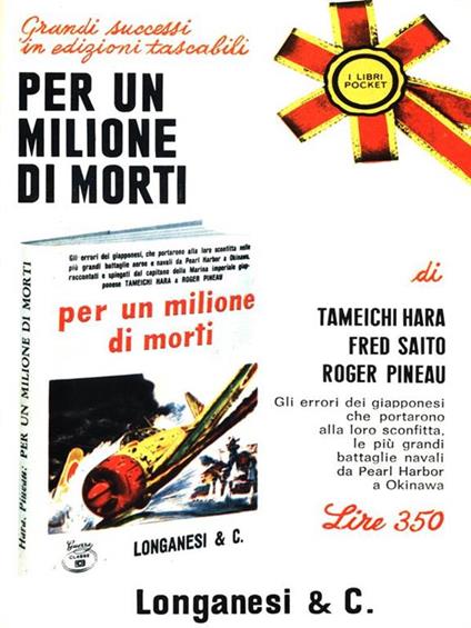 Per un milione di morti - copertina