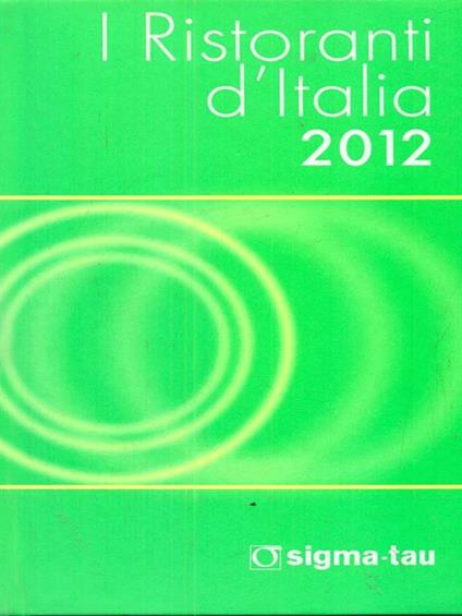 I Ristoranti d'Italia 2012 - copertina