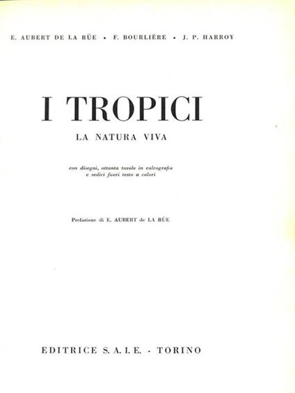 I Tropici - copertina