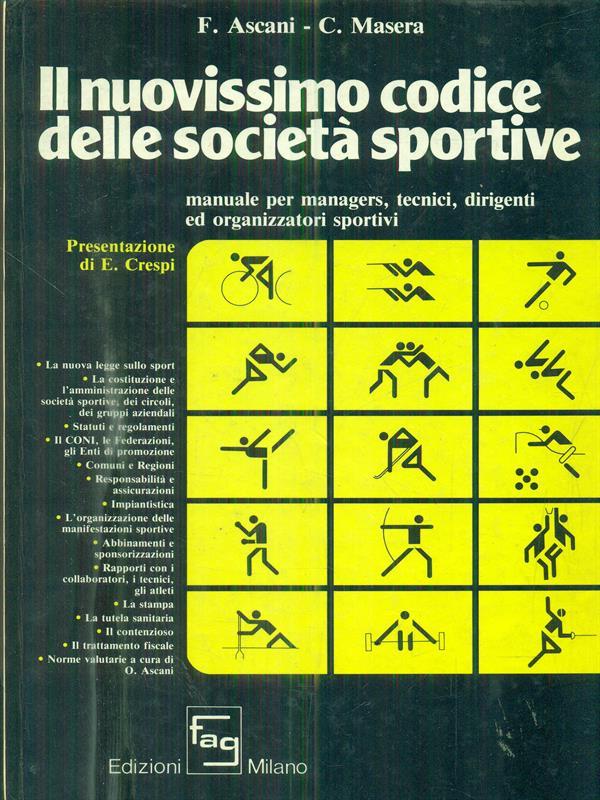 Il nuovissimo codice delle società sportive