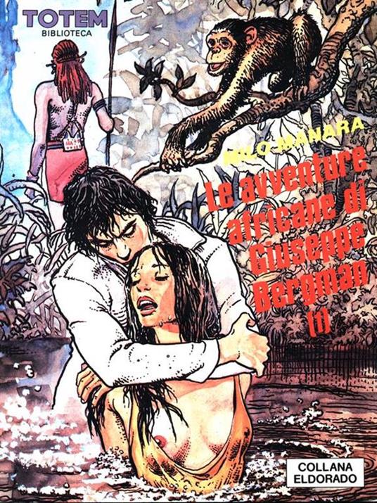 Le avventure africane di Giuseppe Bergman 1 - Milo Manara - copertina