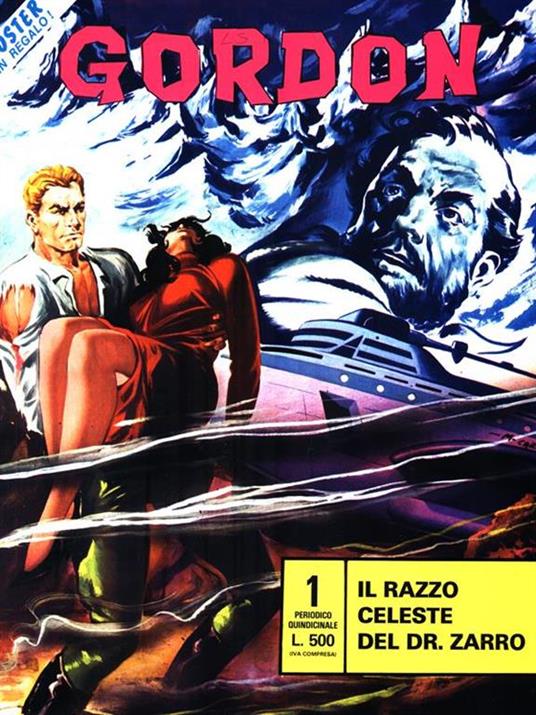 Gordon dal N. 1 al N. 16 Annata 1977 completa in 2 Volumi - copertina