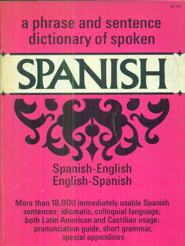 Dictionary of spoken spanish