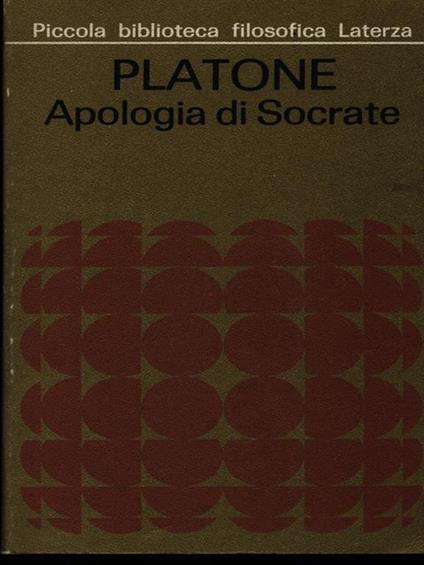 Apologia di Socrate - Platone - copertina