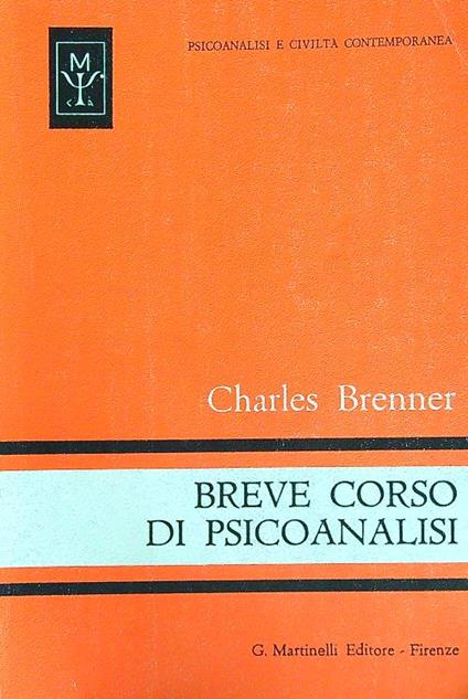 Breve corso di psicoanalisi - Charles Brenner - copertina