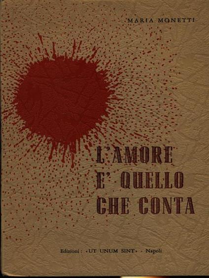 L' amore è quello che conta - copertina