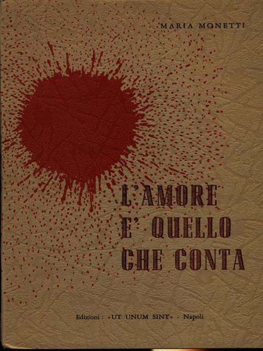L' amore è quello che conta - copertina