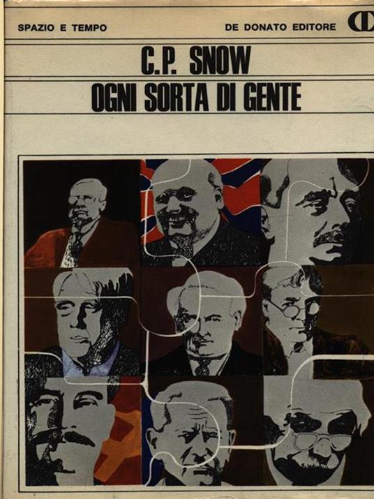 Ogni sorta di gente - Charles P. Snow - copertina