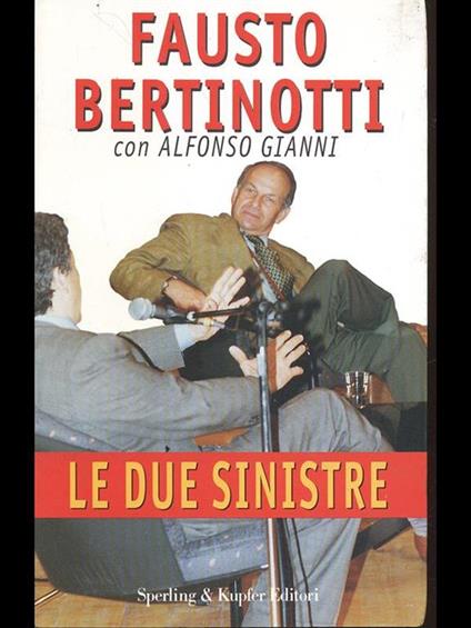 Le due Sinistre - Fausto Bertinotti,Alfonso Gianni - copertina