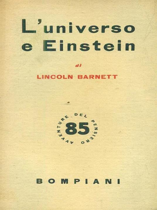 L' universo e Einstein - Lincoln Barnett - copertina