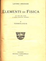 Elementi di fisica 2. Termologia