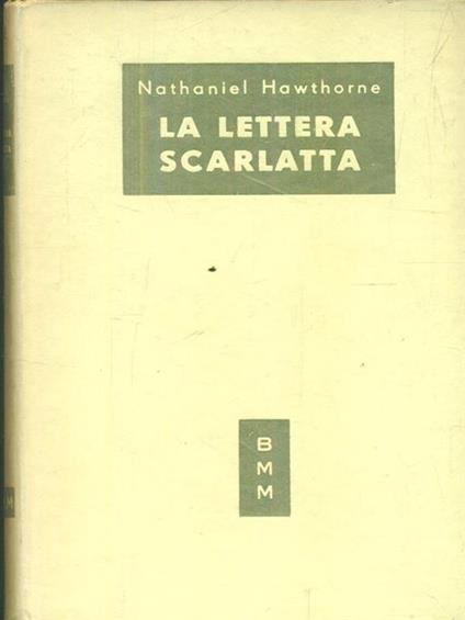 La lettera scarlatta - Nathaniel Hawthorne - copertina