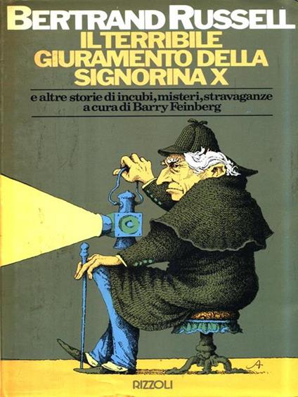 Il terribile giuramento della signorina X - Bertrand Russell - copertina