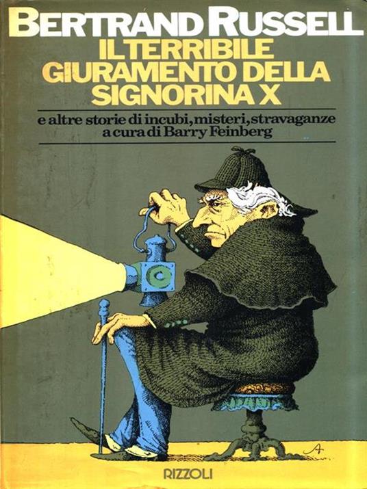 Il terribile giuramento della signorina X - Bertrand Russell - copertina