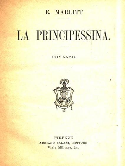 La principessina - E. Marlitt - copertina