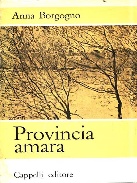 Provincia amara - Anna Borgogno - copertina