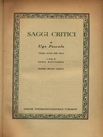 Saggi critici
