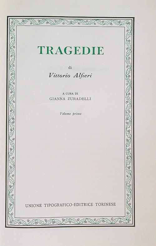 Tragedie volume primo