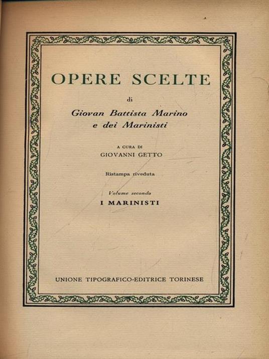 Opere scelte: I marinisti - copertina