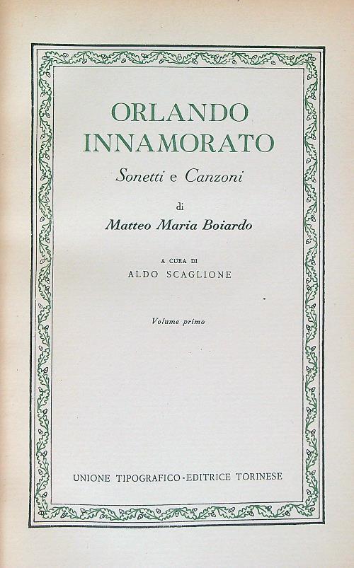 Orlando innamorato 2vv