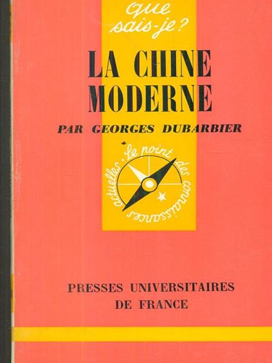La Chine moderne - copertina