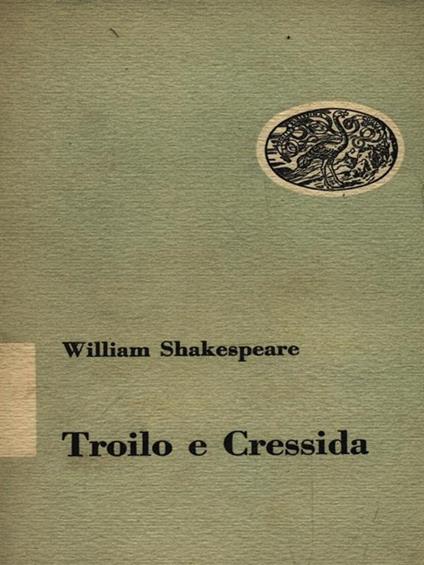 Troilo e Clessidra - William Shakespeare - copertina