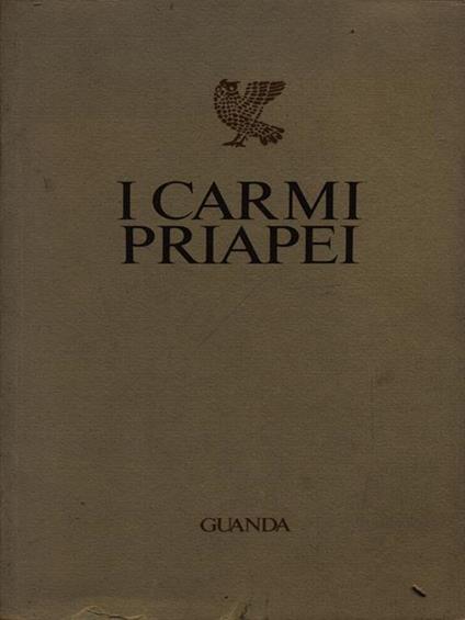 I carmi priapei - copertina