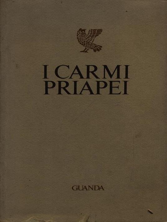 I carmi priapei - copertina